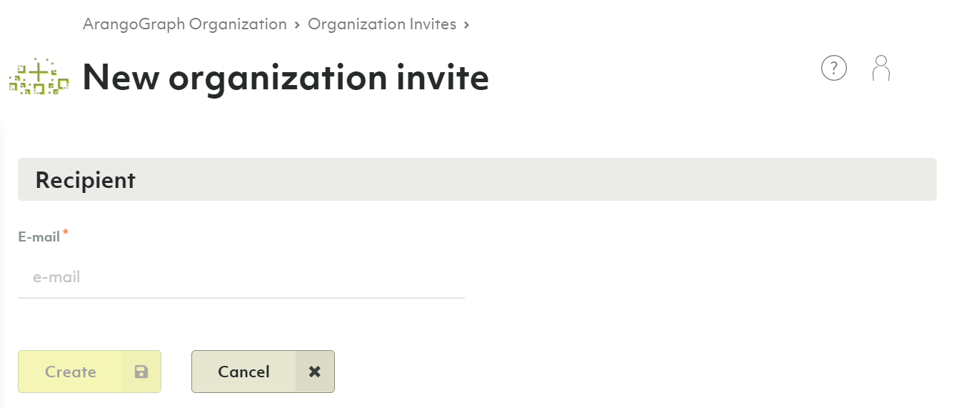 ArangoGraph Organization Invites